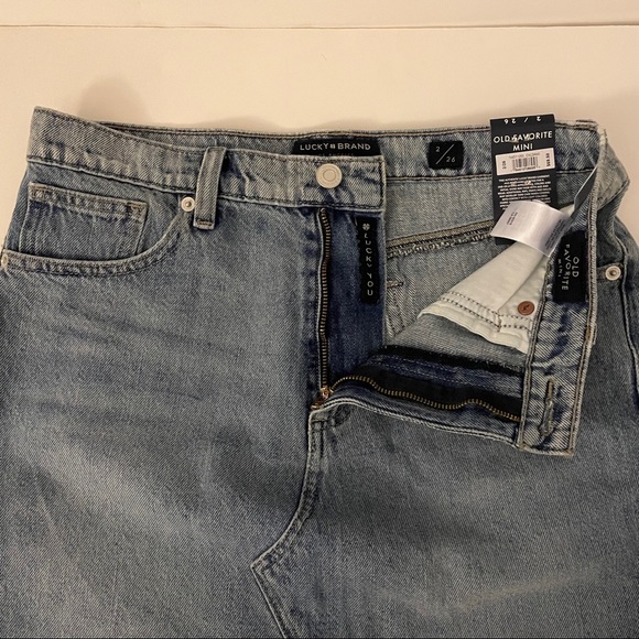 NWT Lucky Brand Denim Skirt - Picture 7 of 10